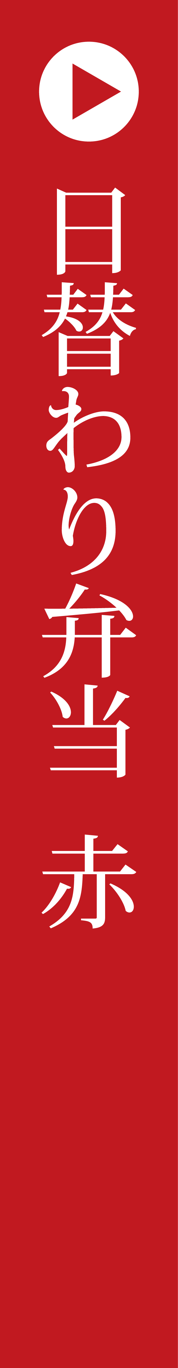 日替わり弁当 赤