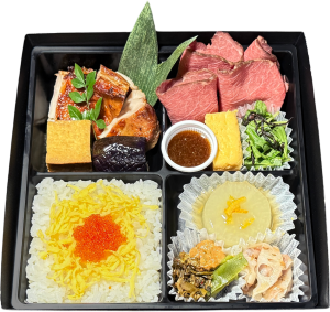 彩り牛ロースト弁当